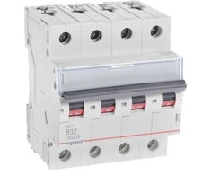 Legrand 403420 Automatinis jungiklis 4P B 32A 6kA AC S304 TX3 403420