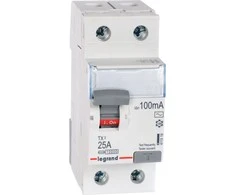 Legrand diferencinis srovės perjungiklis 2P 25A 0.1A, AC P302 TX3 (411519)