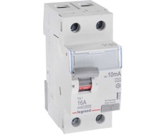 Legrand 411552 Liekamosios srovės grandinės pertraukiklis 2P 16A 0,01A tipas A P302 TX3 411552