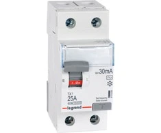 RCD JUNGILKLIS LE-411509 VIENFAZIS, AC TIPAS 30 mA 25 A LEGRAND