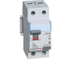 RCD JUNGILKLIS LE-411510 VIENFAZIS, AC TIPAS 30 mA 40 A LEGRAND