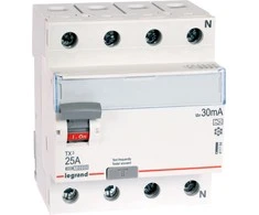 Legrand diferencinis srovės perjungiklis 4P 25A 0.03A A tipo P304 - 411764