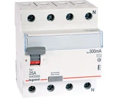 Legrand diferencinis srovės perjungiklis 4P 25A 0.3A AC P304 - 411727
