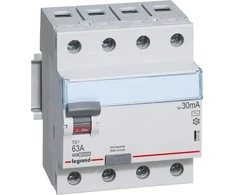 RCD JUNGILKLIS LE-411709 TRIFAZIS, AC TIPAS 30 mA 63 A LEGRAND