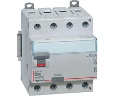 Legrand diferencinis srovės perjungiklis 4P 80A 0.03A AC P304 - 411705
