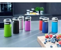 Trixie Leifheit 03249 travel mug 350 ml Juodas, Žalias Nerūdijantis plienas