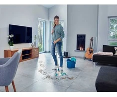 Šepetys šluotai su sulankstoma rankena Leifheit Power Mop 3in1