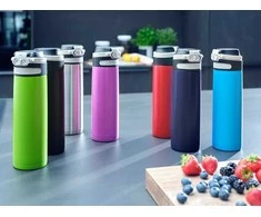 Leifheit 03275 travel mug 600 ml Juodas, Mėlyna Nerūdijantis plienas