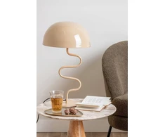 Leitmotiv stalinis šviestuvas TWIST grybų stalinis šviestuvas, metalinis, aukštis 54 cm