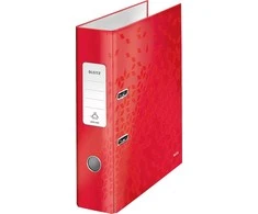 Leitz 180 Wow Binder A4/80mm raudona –