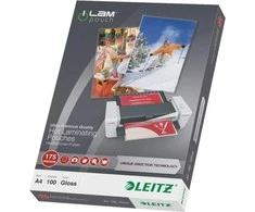 Leitz Karšto laminavimo plėvelė iLAM A4, UDT, 100vnt (10K273D)