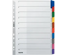 A4 mylar skirstytuvas 10 vnt. Leitz