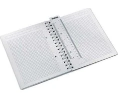 Leitz Languotas sąsiuvinis A5 PP WOW, baltas 46410001