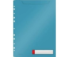 Įmautė dokumentams Leitz Cosy Privacy su praplatėjimu ir perforacija, A4, ramios mėlynos spalvos.