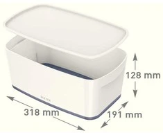 Daiktadėžė LEITZ MyBox su dangteliu, maža