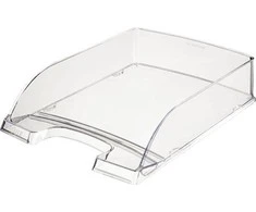 Dokumentų lentynėlė Leitz Plus Standart, A4, plastikinė, skaidri