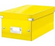 Leitz Pudełko Leitz Click&amp;Store Wow 206x147x352mm, Geltonas
