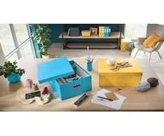 Daiktadėžė Leitz Click &amp; Store Cosy, didelė, ramios mėlynos spalvos