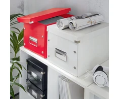 Leitz PUDŁO CS UNIWERS. MAŁE WOW red
