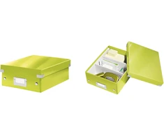 Leitz DĖŽUTĖ LEITZ SU PERTVAROMIS C&amp;S ŽALIA MAŽA 6057 DĖŽUTĖ LEITZ SU PERTVAROMIS MAŽA 60570064 - 60570064