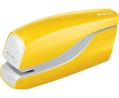 Stapler Leitz WOW akumuliatorius elektros laikiklis, geltona, 3 metų garantija, 10 lapai 55661016