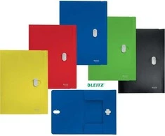 Leitz Teczka PP Leitz Recycle A4/15mm, Raudonas