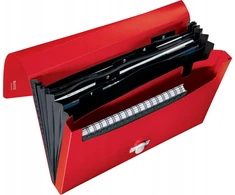 Leitz Teczka su 5 przeg Recycle* A4 PP raudona