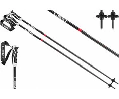 LEKI KIJE NEOLITE juoda/raudona 135