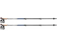 Kije trekkingowe LEKI NW Traveller Carbon, 90-130cm mėlynas