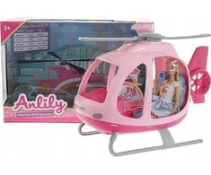 Lėlė 29cm su helikopterem