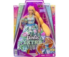 Mattel Žaislas - Barbie Extra Fancy Lėlė Gėlių Suknelė su Kačiuku