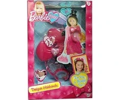 Barbie By Mattel Barbė iš Mattel, Glamtastic, Lėlės Priedas Play Set, Barbė ir aš, Mergaitėms, 3+ metai