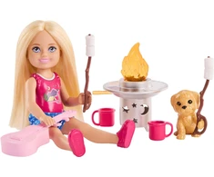 Mattel *****Barbie Chelsea przygoda su pieskiem JJV61