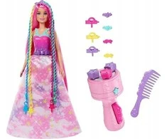 Mattel Barbie - „Dreamtopia Twist N“ stiliaus lėlė (JCW55)