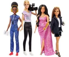 Mattel Barbie - Careers Women in Film Set Of 4 Dolls (HRG54)