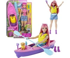 Mattel Barbie Daisy na kempingu+kajak zest HDF75 /4
