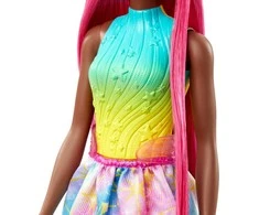 Mattel Barbie Barbė – Magic Unicorn lėlė ilgais plaukais (HRR01)