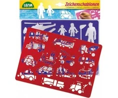 Transporto priemonių ir žmonių šablonai Lena
