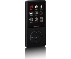 Lenco Xemio-669BK MP4 grotuvas su dużym wyświetlaczem Akku 8GB pilka