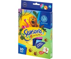 Sensorinė plastilino masė ASTRA SENSORY CREATIVE 10 spalvų Džiunglės