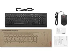 Klaviatūra Klaviatūros ir pelės rinkinys „Lenovo Essential“ (4X31R64400)