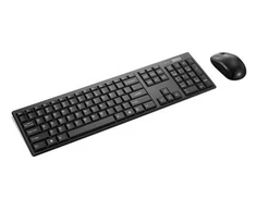 Lenovo 100 Belaidis rinkinys Klaviatūra ir pelė | Klaviatūros ir pelės rinkinys | Wireless | su pele | US Euro | Juodas