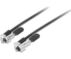 Lenovo „Kensington NanoSaver“ dviejų galvučių Nano/MS 2.0 apsaugos kabelio užraktas, juodas, 2,4 m