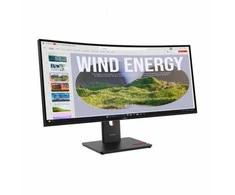 Monitorius Lenovo ThinkVision T34WD-40 LED ekranas 86.4 cm (34") 3440 x 1440 pikselių Wide Quad HD+ Juodas