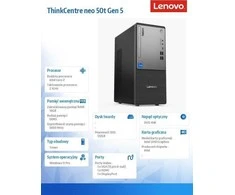 Stacionarus kompiuteris Lenovo „ThinkCentre Neo 50T G5 TWR“ su i7-14700, 16 GB, 512 GB SSD ir DVD-RW disku, „WiFi BT W11P 3Y Onsite“
