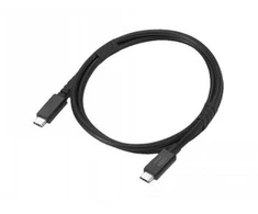 Kabelis USB Lenovo USB-C - USB-C 1 m Juodas (USB-C cable, 1m, 10Gbps data)