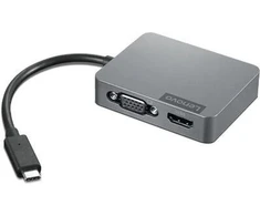 Lenovo USB-C Travel Gen2, USB 2.0 Type-C, 10, 100, 1000 Mbit/s, IEEE 802.1ad, IEEE 802.3, HDMI, RJ-45, USB 3.2 Gen 1 (3.1 Gen 1) Type-A, VGA, 3 A, USB