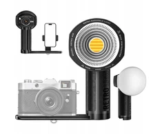 Lensgo Rankinė LED lempa 40 W COB Retro foto ir vaizdo įrašymo įrangai 2700–7000 K telefono kamerai / 40 val.