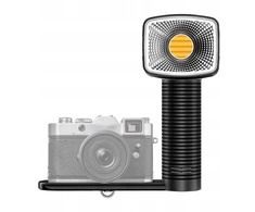 Lensgo Rankinė LED lempa 40w Cob Retro nuotraukoms ir vaizdo įrašams Cri96 laikiklis telefono kamerai / 40shc