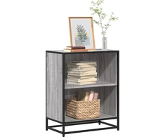 knygų spintelė Pilka Sonoma 60x35x76 cm Engineered Wood